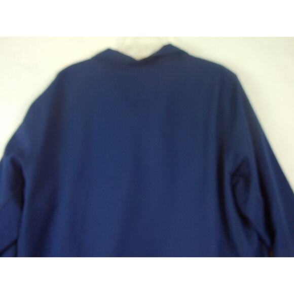 Nike Dri Fit Men's L Blue Polyester Full Zip Basic Activewear Jacket Solid - Picture 7 of 10